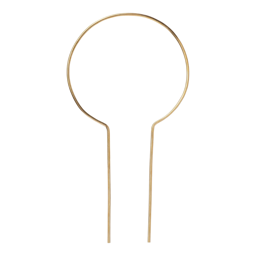 Circle Brass Indoor Plant Stake