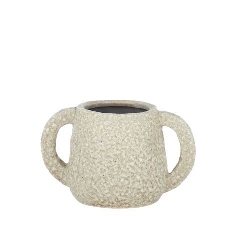 Cabat Ceramic Pot. Colour: Natural