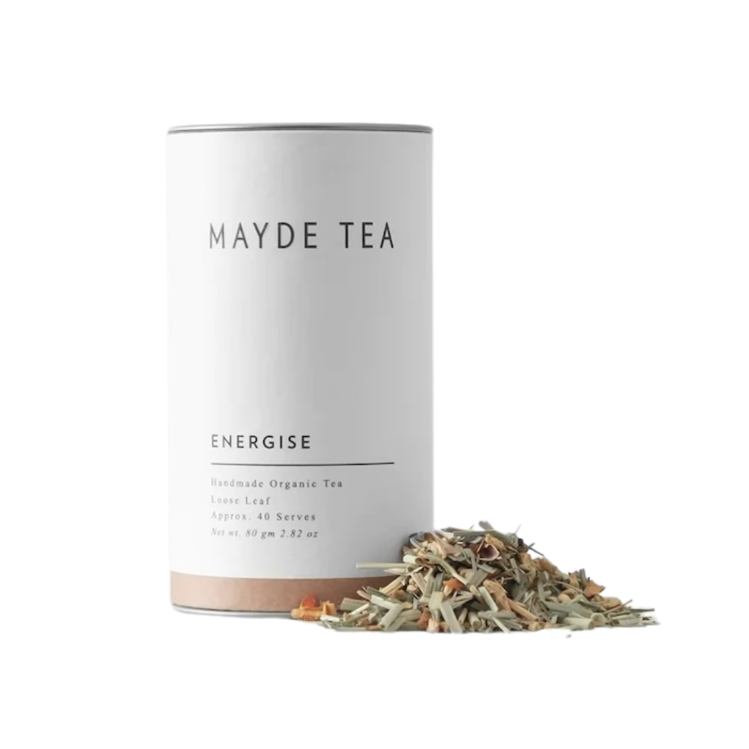 Mayde Tea - Energise 40 Serve Tube | Australian Loose Leaf Tea