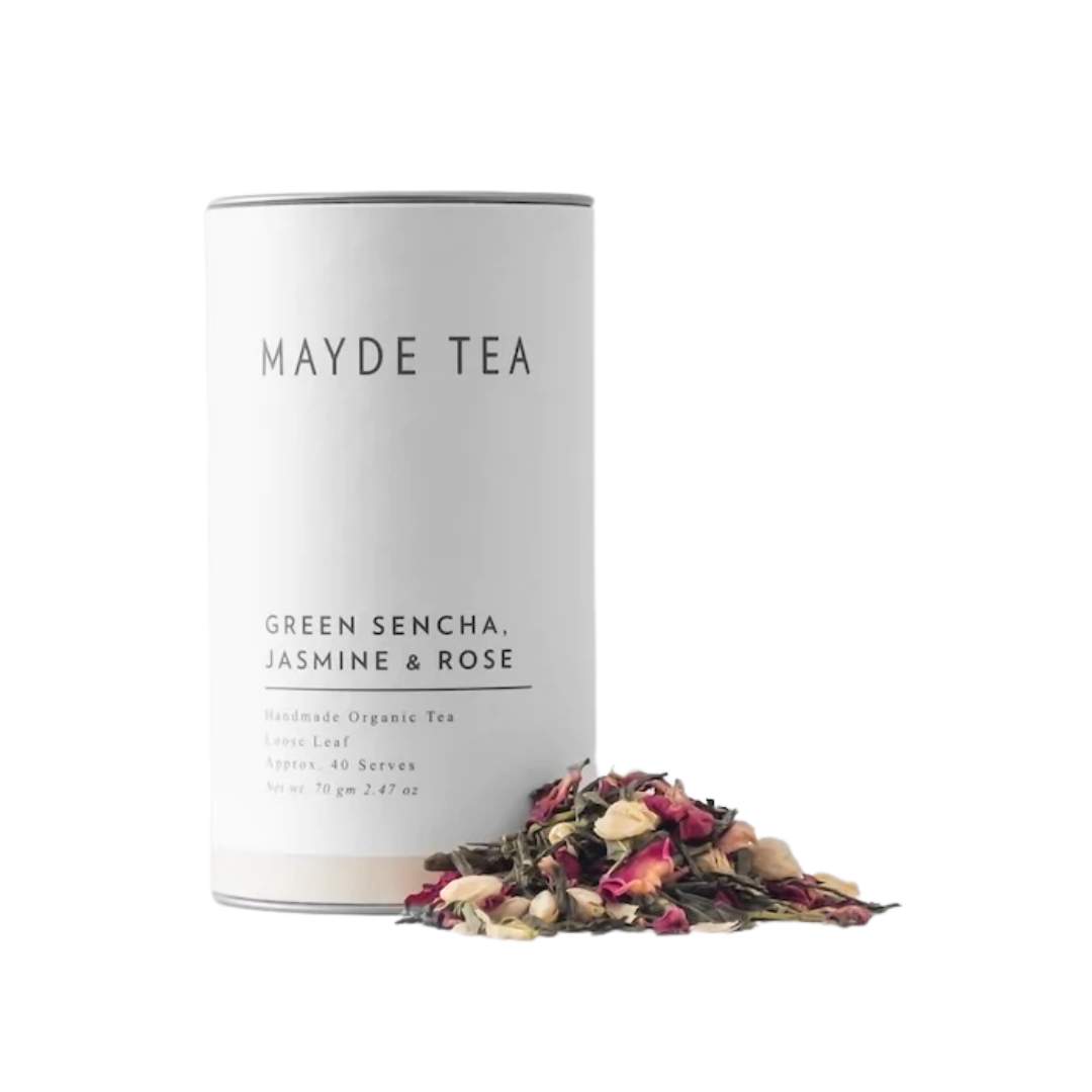 Mayde Tea - Green Sencha, Jasmine & Rose 40 Serve Tube