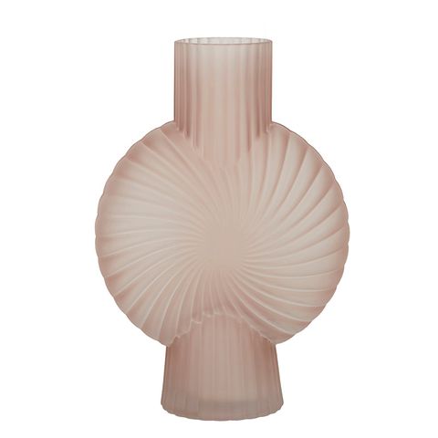 Miritt Glass Vase Matt Peach