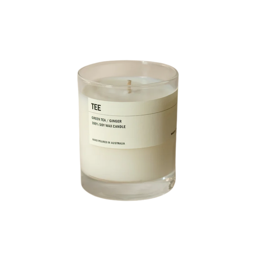 Posie Clear Soy Candle - TEE | Green Tea / Ginger